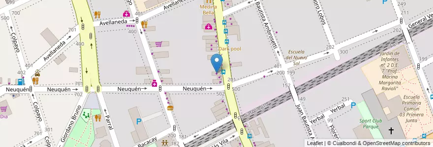Mapa de ubicacion de Colorshop, Caballito en Argentinië, Ciudad Autónoma De Buenos Aires, Buenos Aires, Comuna 6.
