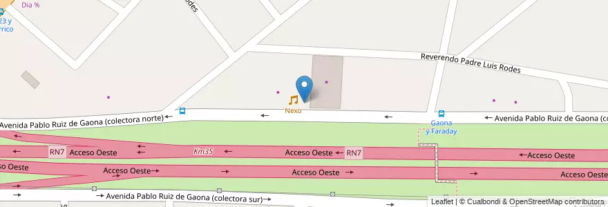Mapa de ubicacion de Coltec Ciudadela en Argentinië, Buenos Aires, Partido De Moreno, Moreno.