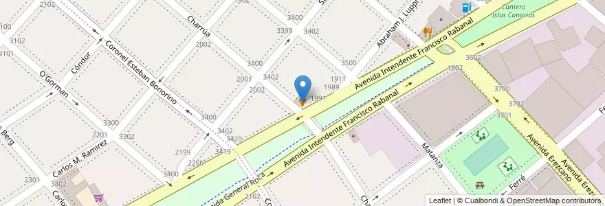 Mapa de ubicacion de Com Com, Nueva Pompeya en الأرجنتين, Ciudad Autónoma De Buenos Aires, Comuna 4, Buenos Aires.