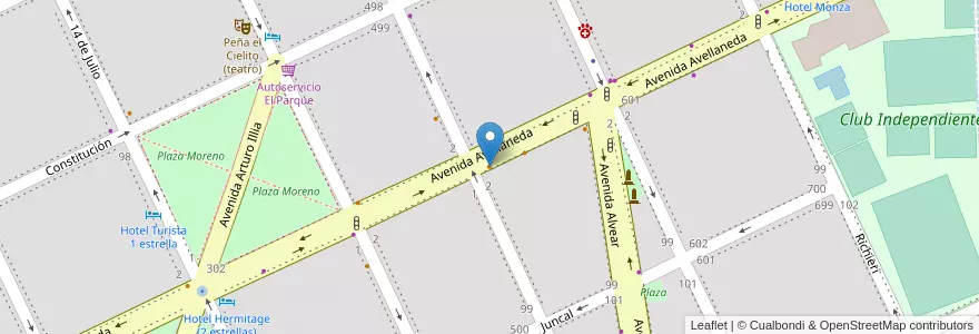 Mapa de ubicacion de Come Cabron en Argentinië, Buenos Aires, Partido De Tandil, Tandil.