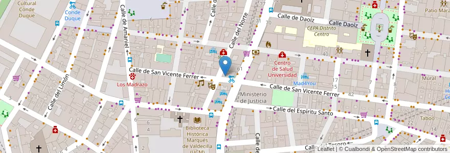 Mapa de ubicacion de Come mai? en Spagna, Comunidad De Madrid, Comunidad De Madrid, Área Metropolitana De Madrid Y Corredor Del Henares, Madrid.