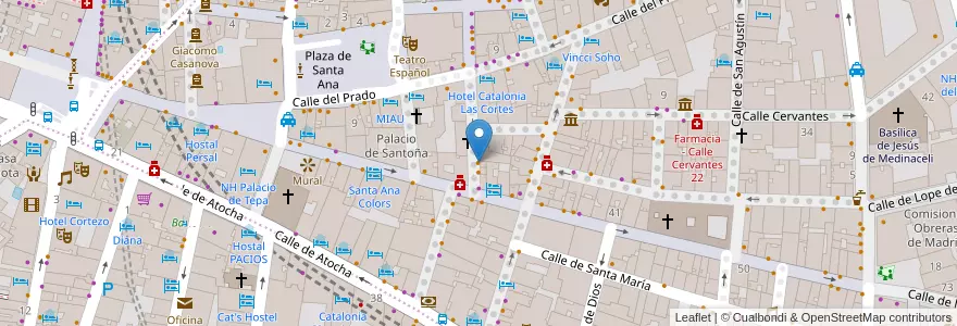 Mapa de ubicacion de Come Prima en Испания, Мадрид, Мадрид, Área Metropolitana De Madrid Y Corredor Del Henares, Мадрид.