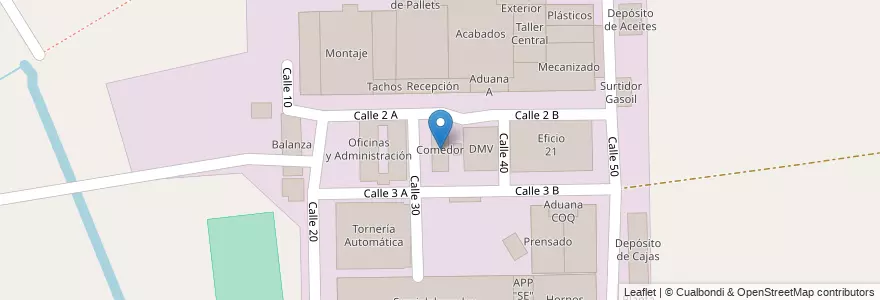 Mapa de ubicacion de Comedor en Argentinië, Buenos Aires, Partido Del Pilar, Villa Rosa.