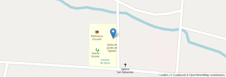 Mapa de ubicacion de Comedor Escolar en Arjantin, Şili, Neuquén, Departamento Picunches, Las Lajas.