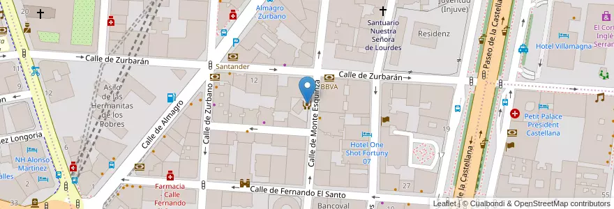 Mapa de ubicacion de Comedor Social DESAYUNOS en إسبانيا, منطقة مدريد, منطقة مدريد, Área Metropolitana De Madrid Y Corredor Del Henares, مدريد.