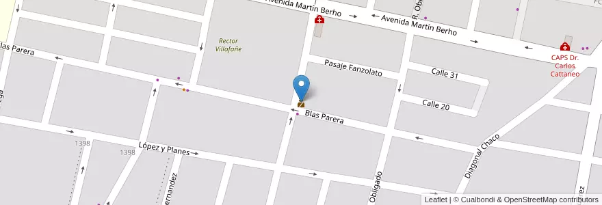 Mapa de ubicacion de Comisaria 10° en アルゼンチン, トゥクマン州, San Miguel De Tucumán, Departamento Capital, San Miguel De Tucumán.