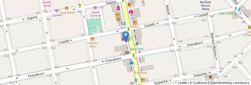 Mapa de ubicacion de Comisaría en Argentinië, Buenos Aires, Partido De La Matanza, Ramos Mejía.