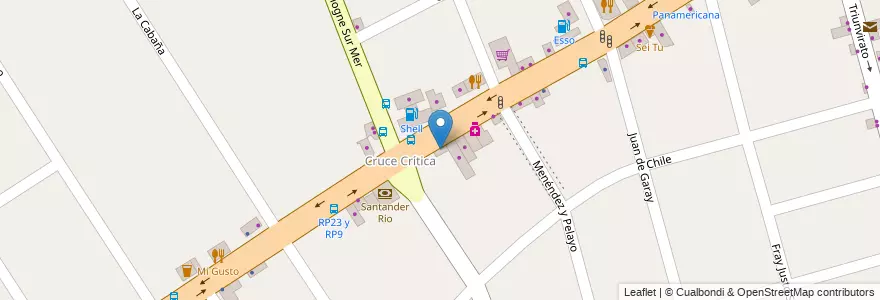 Mapa de ubicacion de Comisaría en Arjantin, Buenos Aires, Partido De Tigre, Don Torcuato.