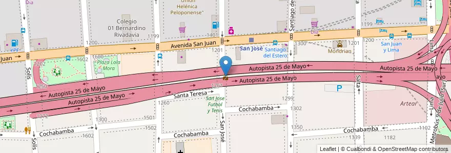 Mapa de ubicacion de Comisaria 16, Constitucion en アルゼンチン, Ciudad Autónoma De Buenos Aires, Comuna 1, ブエノスアイレス.