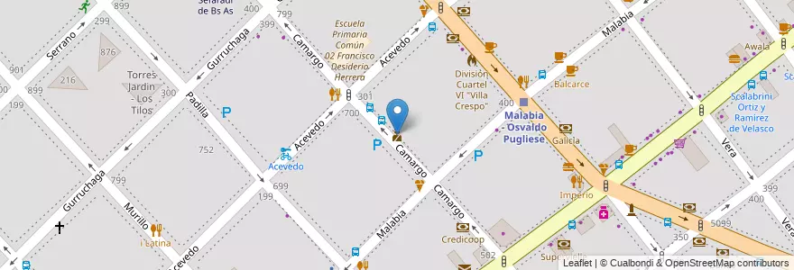 Mapa de ubicacion de Comisaría 27, Villa Crespo en Arjantin, Ciudad Autónoma De Buenos Aires, Buenos Aires.