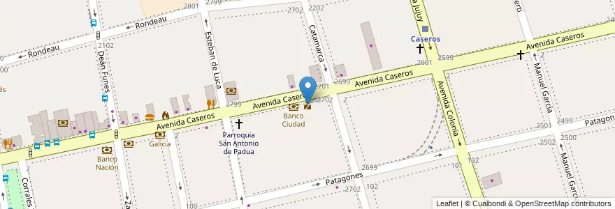 Mapa de ubicacion de Comisaria 32, Parque Patricios en Аргентина, Буэнос-Айрес, Comuna 4, Буэнос-Айрес.