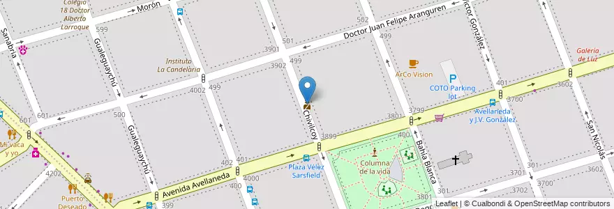 Mapa de ubicacion de Comisaría 43, Floresta en Argentinien, Ciudad Autónoma De Buenos Aires, Buenos Aires, Comuna 10.