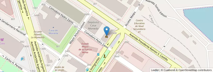 Mapa de ubicacion de Comisaría 46, Retiro en الأرجنتين, Ciudad Autónoma De Buenos Aires, Comuna 1, Buenos Aires.