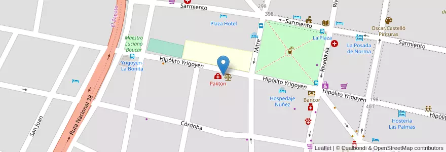 Mapa de ubicacion de Comisaría en Argentina, Córdoba, Departamento Punilla, Pedanía Dolores, Municipio De Capilla Del Monte, Capilla Del Monte.