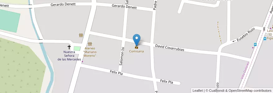 Mapa de ubicacion de Comisaria en Argentinien, Catamarca, Departamento Valle Viejo, Municipio De Valle Viejo, Villa Dolores.