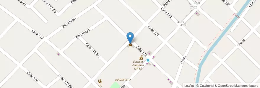 Mapa de ubicacion de COMISARIA en Argentina, Buenos Aires, Partido De Quilmes, Bernal.