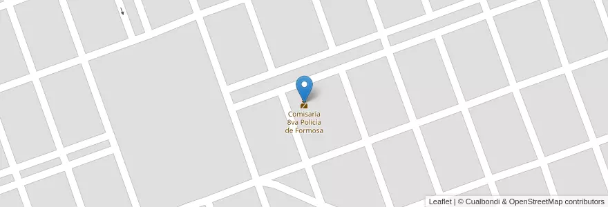 Mapa de ubicacion de Comisaría 8va Policía de Formosa en Argentina, Formosa, Departamento Formosa, Municipio De Formosa, Formosa.
