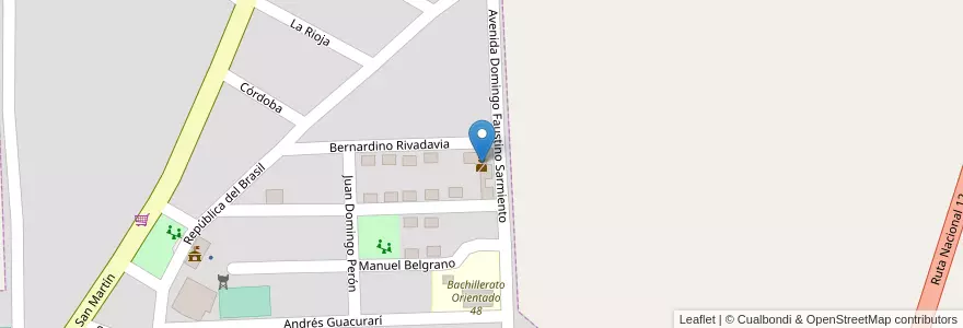 Mapa de ubicacion de Comisaría de Colonia Victoria - UR III en アルゼンチン, ミシオネス州, Departamento Eldorado, Municipio De Colonia Victoria, Colonia Victoria.