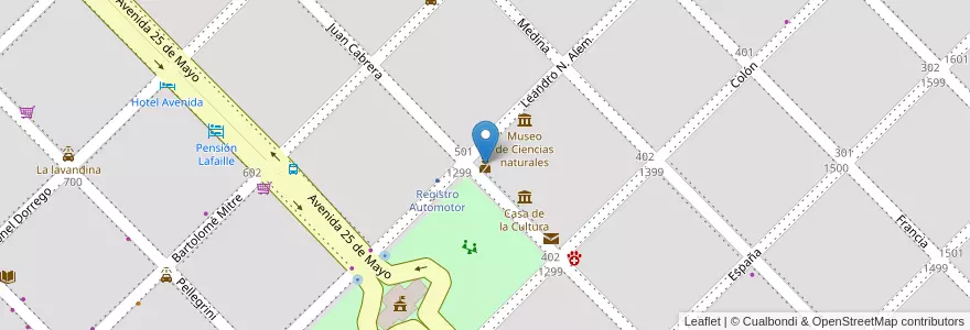 Mapa de ubicacion de Comisaría de coronel pringles en Argentina, Buenos Aires, Partido De Coronel Pringles, Coronel Pringles.