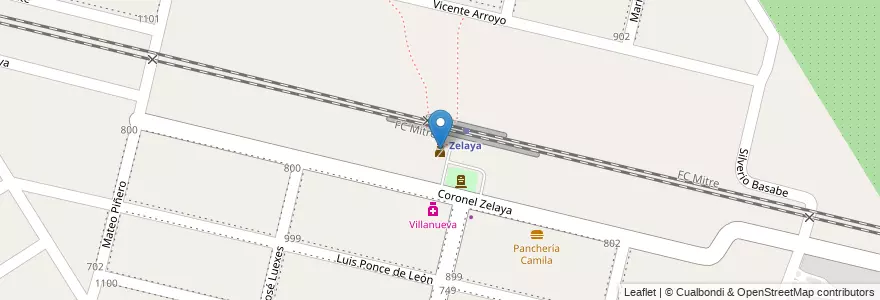 Mapa de ubicacion de Comisaría de Pilar — Destacamento Zelaya en Argentina, Provincia Di Buenos Aires, Partido Del Pilar, Zelaya.