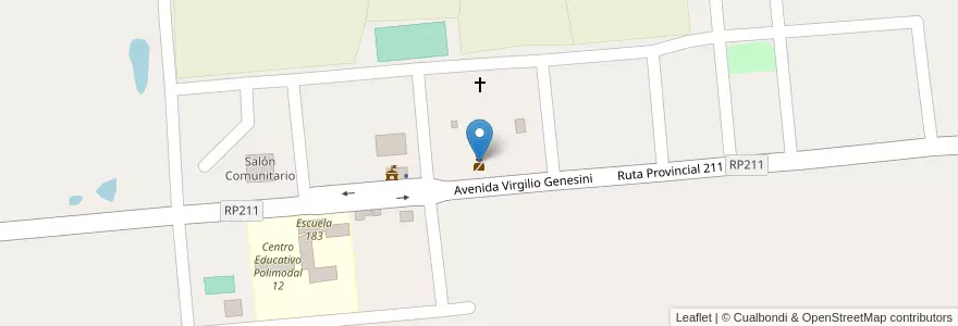 Mapa de ubicacion de Comisaría Dos Arroyos - UR VI en Argentine, Misiones, Departamento Leandro N. Alem, Municipio De Dos Arroyos.