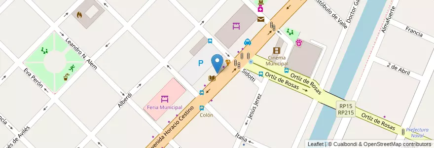Mapa de ubicacion de Comisaría Primera en Arjantin, Buenos Aires, Partido De Ensenada.
