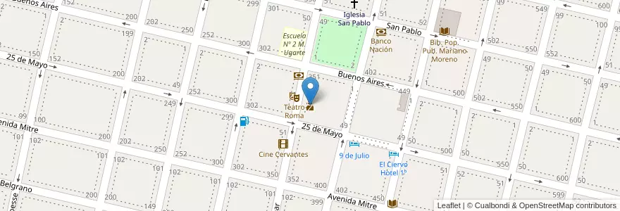 Mapa de ubicacion de Comisaria Salto en Argentina, Provincia Di Buenos Aires, Partido De Salto.