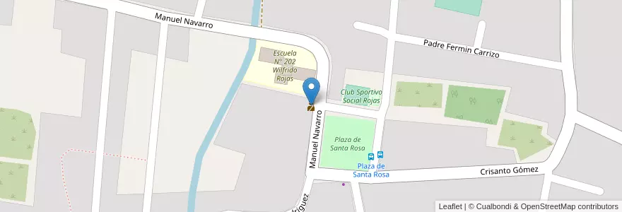 Mapa de ubicacion de Comisaria Santa Rosa en Argentine, Catamarca, Departamento Valle Viejo, Municipio De Valle Viejo, Santa Rosa.