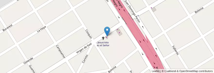 Mapa de ubicacion de Como en Casa en Argentinië, Buenos Aires, Partido De Lomas De Zamora.