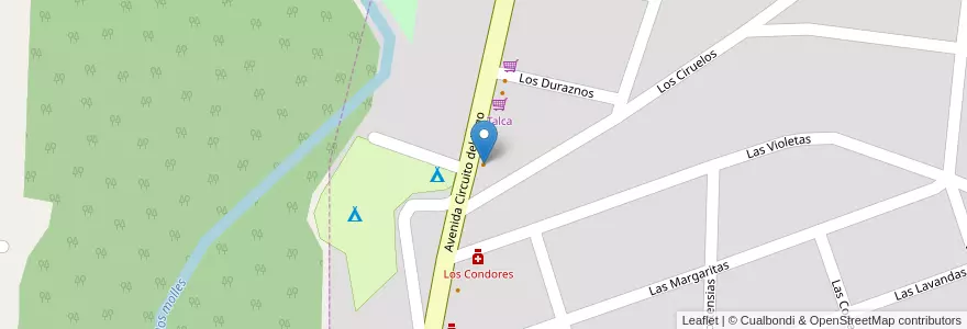 Mapa de ubicacion de Como en Casa en Arjantin, San Luis, Juan Martín De Pueyrredón, Comisión Municipal De Potrero De Los Funes, Potrero De Los Funes.