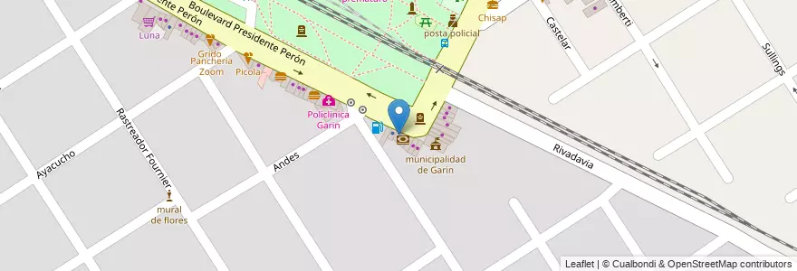 Mapa de ubicacion de como pancho en Argentinië, Buenos Aires, Partido De Escobar, Garín.