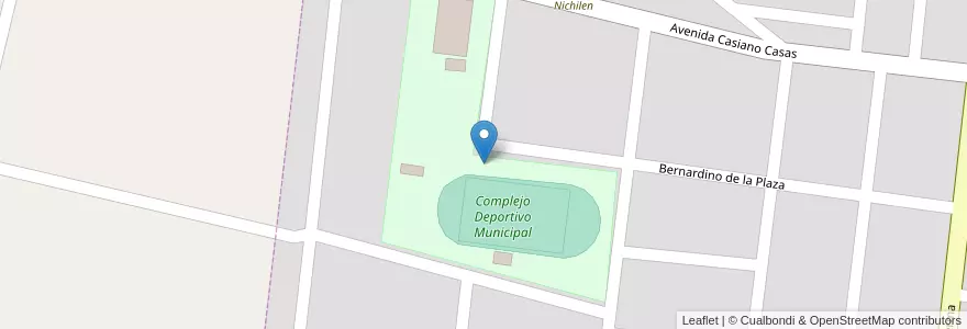 Mapa de ubicacion de Complejo Deportivo Municipal en Argentine, Salta, General San Martín, Municipio De General Mosconi, General Mosconi.