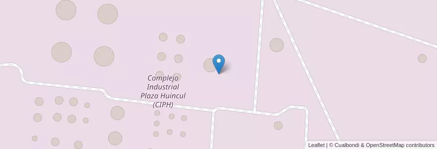 Mapa de ubicacion de Complejo Industrial Plaza Huincul (CIPH) en Argentinië, Chili, Neuquén, Departamento Confluencia, Municipio De Plaza Huincul, Plaza Huincul.