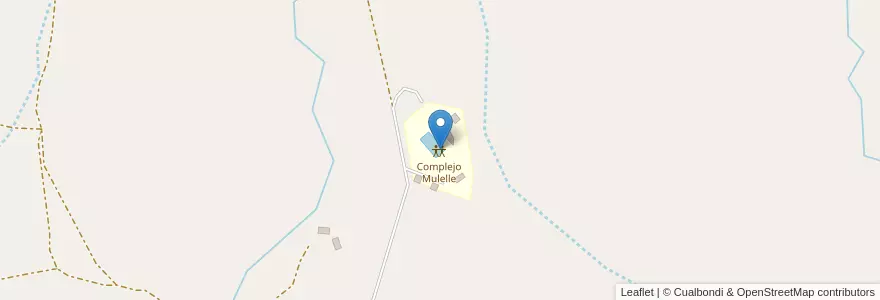 Mapa de ubicacion de Complejo Mulelle en الأرجنتين, تشيلي, Mendoza, Departamento Las Heras, Distrito El Challao.
