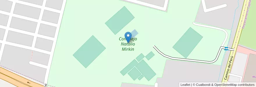 Mapa de ubicacion de Complejo Natalio Mirkin en Arjantin, Tucumán, San Miguel De Tucumán, Departamento Yerba Buena, Yerba Buena.