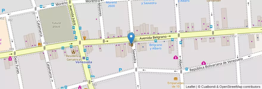 Mapa de ubicacion de Complejo Tango, Balvanera en Аргентина, Буэнос-Айрес, Comuna 3, Буэнос-Айрес.