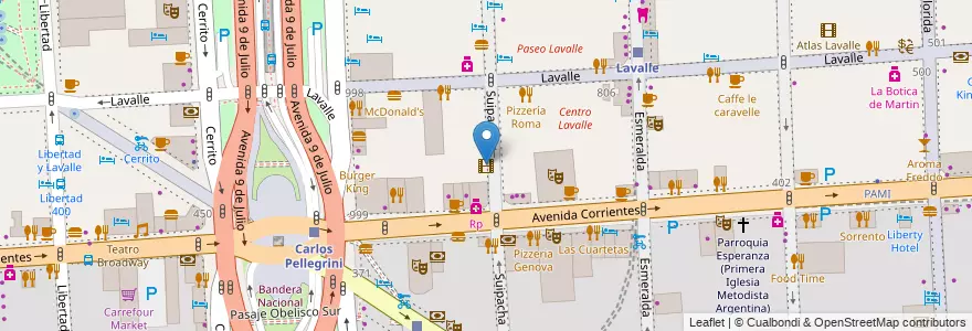 Mapa de ubicacion de Complejo Tita Merello, San Nicolas en Argentina, Ciudad Autónoma De Buenos Aires, Comuna 1, Buenos Aires.