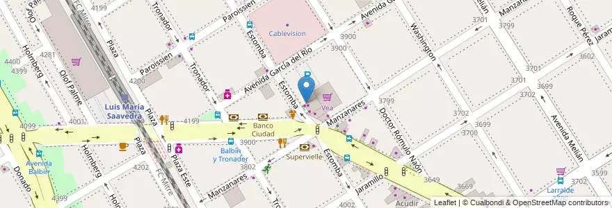 Mapa de ubicacion de Compro Oro, Saavedra en Arjantin, Ciudad Autónoma De Buenos Aires, Comuna 12, Buenos Aires.