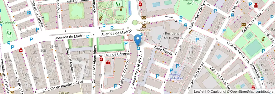 Mapa de ubicacion de Concejalía de salud y consumo en スペイン, マドリード州, Comunidad De Madrid, Área Metropolitana De Madrid Y Corredor Del Henares, San Fernando De Henares, Coslada.