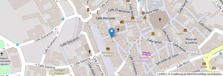 Mapa de ubicacion de concenti2 en Испания, Наварра, Наварра, Tudela.