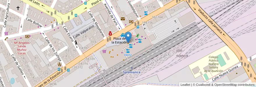 Mapa de ubicacion de Concept Lab Bar en إسبانيا, قشتالة وليون, شلمنقة, دائرة شلمنقة, شلمنقة.