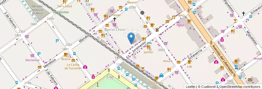 Mapa de ubicacion de ConCiencia Tai Chi, Belgrano en Arjantin, Ciudad Autónoma De Buenos Aires, Buenos Aires, Comuna 13.