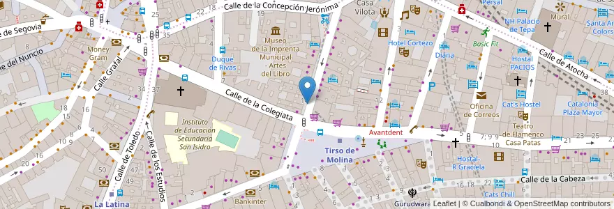 Mapa de ubicacion de CONDE DE ROMANONES, CALLE, DEL,14 en 스페인, Comunidad De Madrid, Comunidad De Madrid, Área Metropolitana De Madrid Y Corredor Del Henares, 마드리드.