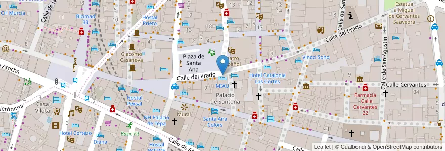 Mapa de ubicacion de Confitería Alemana en 스페인, Comunidad De Madrid, Comunidad De Madrid, Área Metropolitana De Madrid Y Corredor Del Henares, 마드리드.