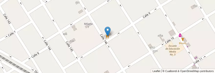 Mapa de ubicacion de Confitería "La Paloma" (Salón de eventos) en Arjantin, Buenos Aires, Partido De Berazategui, Berazategui.