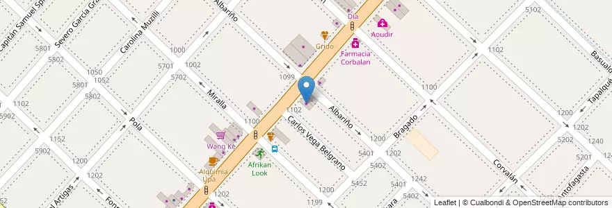 Mapa de ubicacion de Confiteria Tio Juan 3, Mataderos en الأرجنتين, Ciudad Autónoma De Buenos Aires, Comuna 9, Buenos Aires.
