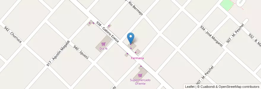 Mapa de ubicacion de Confor Ezeiza en Argentinië, Buenos Aires, Partido De Tres De Febrero, Loma Hermosa.