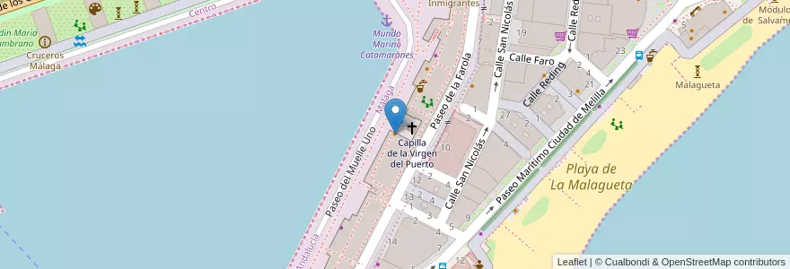 Mapa de ubicacion de Cónico en Espanha, Andaluzia, Málaga, Málaga-Costa Del Sol, Málaga.