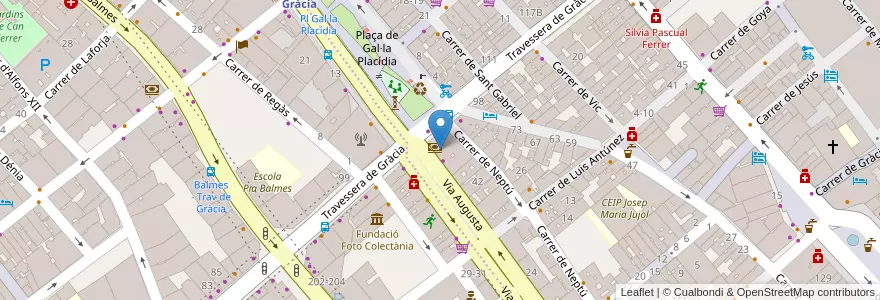 Mapa de ubicacion de Consolat d'Hondures en Spanien, Katalonien, Barcelona, Barcelonès, Barcelona.