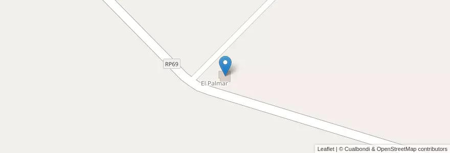 Mapa de ubicacion de Consorcio Caminero N° 65 El Palmar en 아르헨티나, Chaco, Departamento San Fernando, Resistencia.
